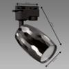 Obrazek Lampa SEZAM TRA GU10 BLACK 04083 K1 