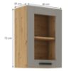 Obrazek Szafka kuchenna Luna claygrey/artisan 40GS-72 1F