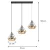 Obrazek Lampa 2200134-3 BLACK PAINTED LW3