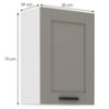 Obrazek Szafka kuchenna Luna claygrey/biały 50G-72 1F