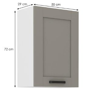 Obrazek Szafka kuchenna Luna claygrey/biały 50G-72 1F