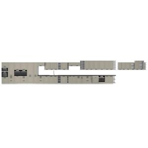 Obrazek Szafka kuchenna Luna claygrey/biały 60G-72 1F