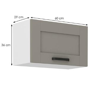 Obrazek Szafka kuchenna Luna claygrey/biały 60GU-36 1F