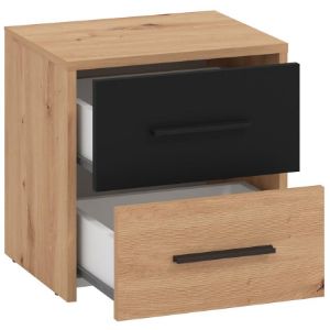 Obrazek Szafka nocna Varadero artisan/czarny NO2F 11011630