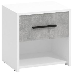 Szafka nocna Varadero beton/biały 2NO1F 11011619