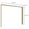 Obrazek Listwy okalające do szafy Whiteheaven 250cm LNBZ01-D85 