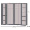 Obrazek Szafa Narago 2 270 NRGS82511-C752 Dąb Artisan/Beton
