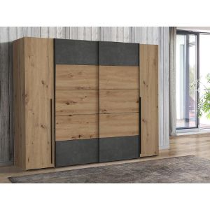Obrazek Szafa Narago 3 270 NRGS82511-C752 Dąb Artisan/Beton