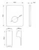 Obrazek Bateria natryskowa podtynkowa Nyks BP-28-001 1F