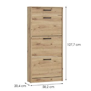 Obrazek Szafka na buty NIKO nikd311-d78 dąb artisan