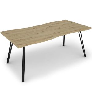 Stół Log TB 90x180 artisan/czarny