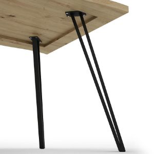 Obrazek Stół Log TB 90x160-200 artisan/czarny