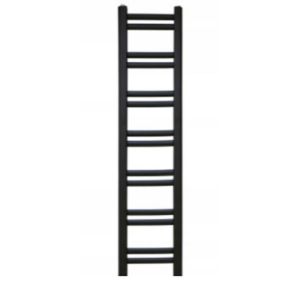 Obrazek Grzejnik łazienkowy Łezka Retro ŁR 14/30 1280x300 mm czarny