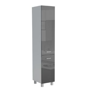 Szafka kuchenna Lucjan 40DK 2F 2100 LUX czarny