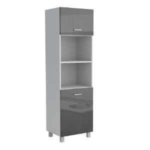 Szafka kuchenna Lucjan 60KPM 2F 2100 LUX czarny