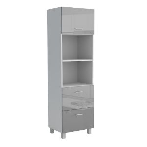 Szafka kuchenna Lucjan 60KPM 1F2S 2100 LUX szary