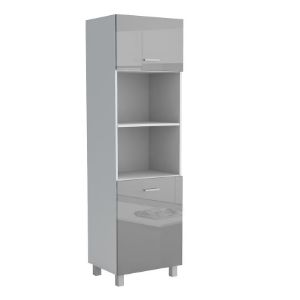 Szafka kuchenna Lucjan 60KPM 2F 2100 LUX szary