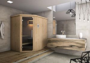 Obrazek Sauna PERHE 2018 E – narożna