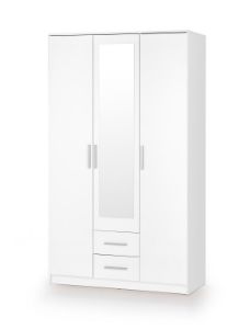 Szafa Wiza 3D lustro biel