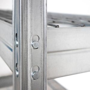Obrazek Regał metalowy magazynowy RIMS300 EB38 180x90x45 cm – 4 półki/300 kg