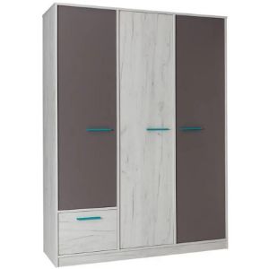 Obrazek Szafa Rest 145 cm popiel/dąb biały