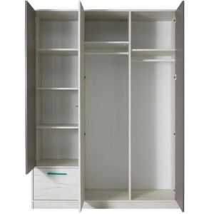 Obrazek Szafa Rest 145 cm popiel/dąb biały