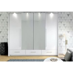 Obrazek Szafa Rest 145 cm popiel/dąb biały