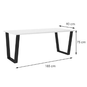 Obrazek Stół Cezar 185x90 – Biały