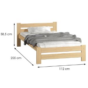 Obrazek Łóżko Agata 100X200 sosna bez stelaża