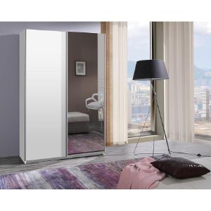 Szafa Fifi biały/lustro 135 cm
