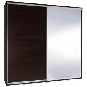 Szafa Penelopa kasztan/wenge z lustrem 205 cm
