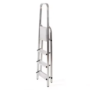 Obrazek Drabina aluminowa jednostronna 4 stopniowa 125 kg 