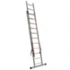 Obrazek Drabina aluminiowa dwuelementowa 11 stopniowa 150kg Master line 