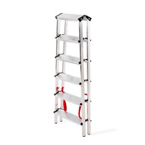 Obrazek Drabina aluminowa dwustronna 6 stopniowa 150 kg 
