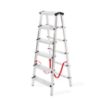 Obrazek Drabina aluminowa dwustronna 6 stopniowa 150 kg 