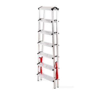 Obrazek Drabina aluminowa dwustronna 7 stopniowa 125 kg 