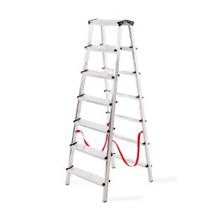 Obrazek Drabina aluminowa dwustronna 7 stopniowa 150 kg 
