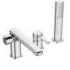 Obrazek Bateria nawannowa 3-otworowa trend chrom