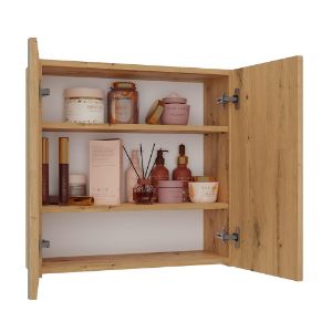 Obrazek Szafka łazienkowa z lustrem Mir2 dąb artisan
