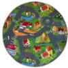 Obrazek Dywan Kids Metropolis 1,33/1,33 okrągły szary