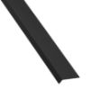Obrazek Kątownik samoprzylepny PVC czarny mat 19.5x11.5x1000 