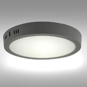 Panel LED RING 18W 4200K Okrągły Jasno szary