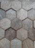Obrazek Panel Dekoracyjny Hexagon Dąb Ciemny 