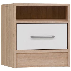 Szafka nocna Smart SR7 dąb sonoma/biały