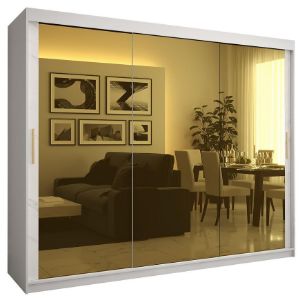 Szafa Platinum T3 250 biały marmur/biały 