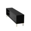 Obrazek Szafka RTV Blacky 180 czarny/złoty