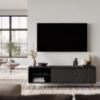 Obrazek Szafka RTV Blacky 180 czarny/złoty