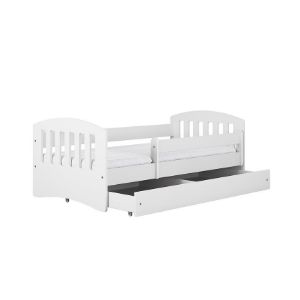 Obrazek Łóżko dziecięce Classic 1 z szufladą Biały 80x140