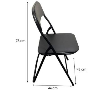 Obrazek Krzesło składane Dr-9-758 Luis 8267 Czarne