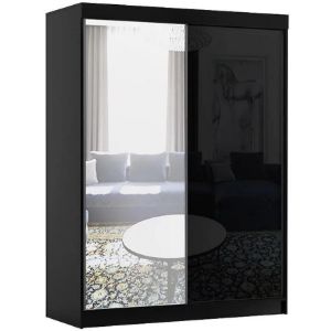Szafa Samba 120 cm czarny połysk